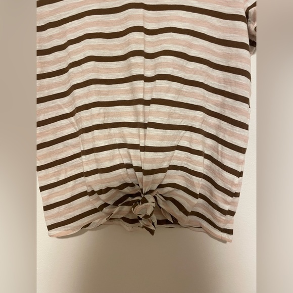 Madewell XS Striped Tee w/ Front Tie - Picture 5 of 5